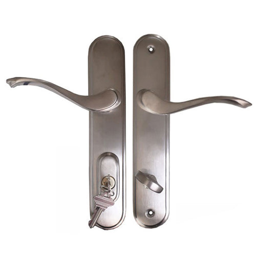 Active Handleset 400B Left Hand Multipoint Lock Trim Zinc Base - Active Handleset 400B Left Hand Multipoint Lock Trim Zinc Base