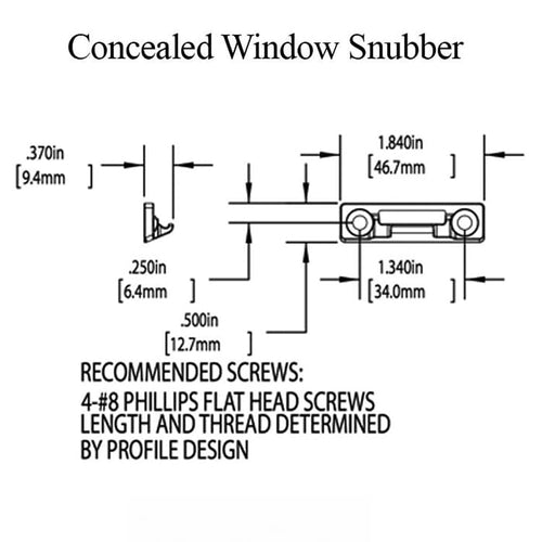 Window Snubber For Casement And Awning Windows Die Cast - Window Snubber For Casement And Awning Windows Die Cast