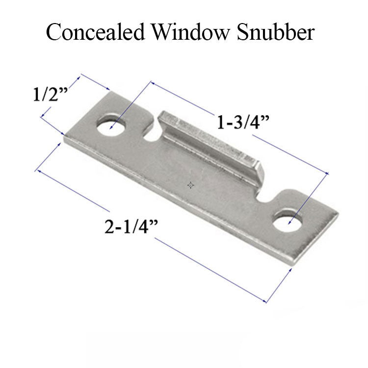 Window Snubber, Concealed Frame & Sash Mount, sash anti-bow bracket - Window Snubber, Concealed Frame & Sash Mount, sash anti-bow bracket