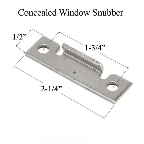 Window Snubber, Concealed Frame & Sash Mount, sash anti-bow bracket - Window Snubber, Concealed Frame & Sash Mount, sash anti-bow bracket