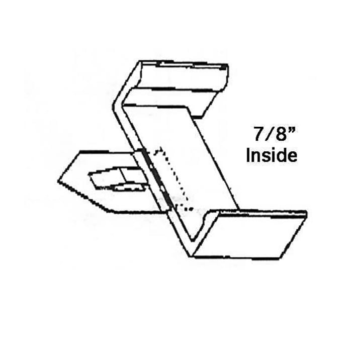 Window Grille, Single Ear - Clear, Metal Point - Window Grille, Single Ear - Clear, Metal Point