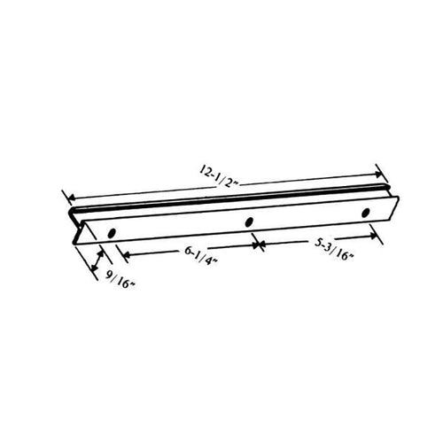 3 Hole Casement Track Operator, 12-1/2