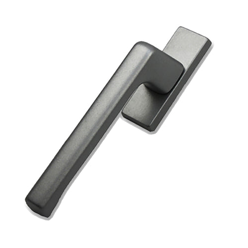 Tilt & Turn Uni-Jet Dirigent Handle, Outside/Exterior - Silver - Tilt & Turn Uni-Jet Dirigent Handle, Outside/Exterior - Silver