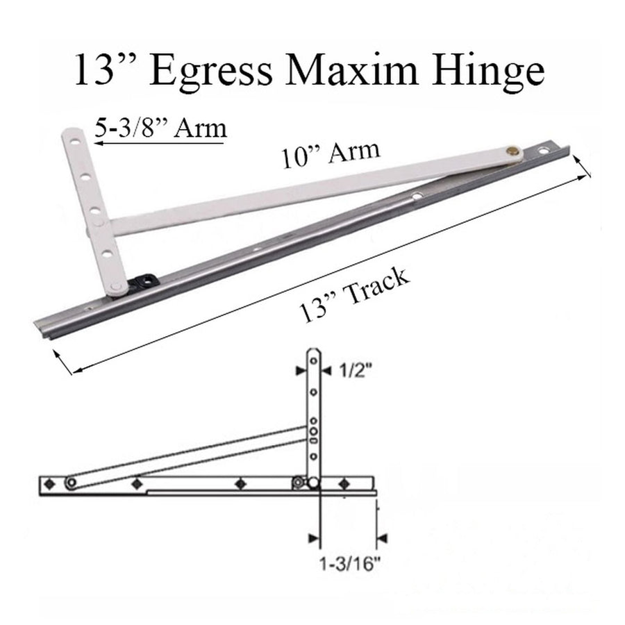 Truth 14.12.00 Egress Casement Hinge kit, 13