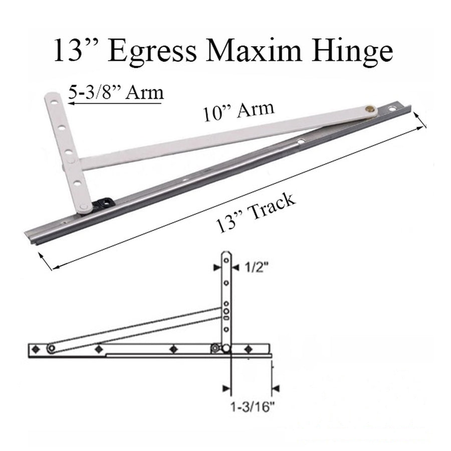 Truth 14.12.00 Egress Casement Hinge kit, 13