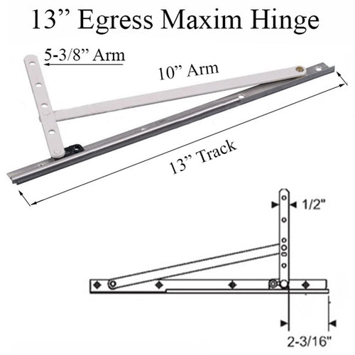 Truth 14.12.00 Egress Casement Hinge kit, 13