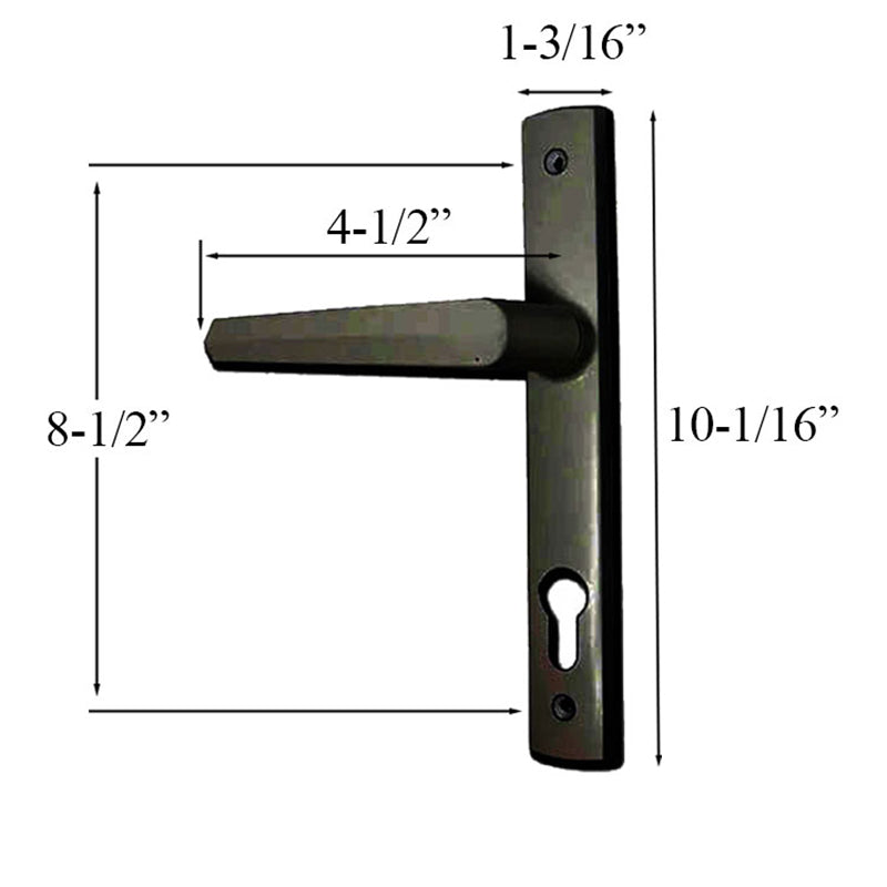 Aria Interlock  LCL 92mm PZ  Active Handle Set Trim - Aria Interlock  LCL 92mm PZ  Active Handle Set Trim