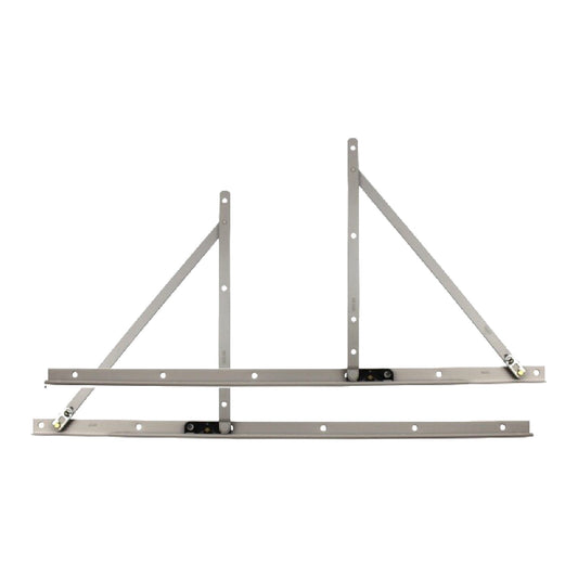 Truth 13.16 Awning Window Hinge and Track, Pairs 22" - E-Gard® Steel