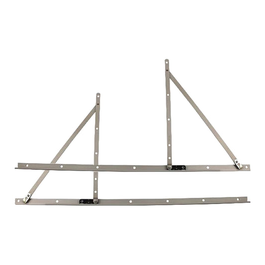 Truth 13.17 Awning Window Hinge and Track, Pairs 26" - E-Gard® Steel