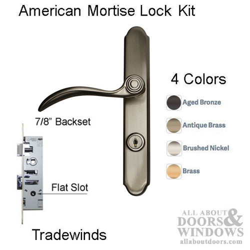 Larson Replacement Storm Door Kits with Trim & Mortise Lock - Larson Replacement Storm Door Kits with Trim & Mortise Lock