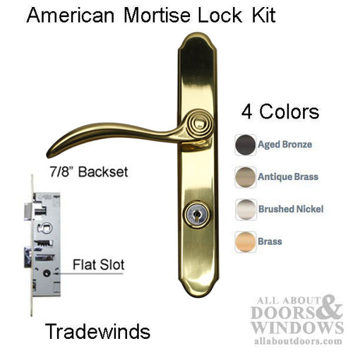 Larson Replacement Storm Door Kits with Trim & Mortise Lock - Larson Replacement Storm Door Kits with Trim & Mortise Lock