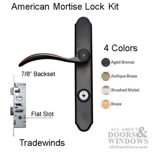 Larson Replacement Storm Door Kits with Trim & Mortise Lock - Larson Replacement Storm Door Kits with Trim & Mortise Lock