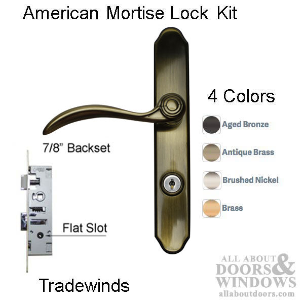 Larson Replacement Storm Door Kits with Trim & Mortise Lock - Larson Replacement Storm Door Kits with Trim & Mortise Lock