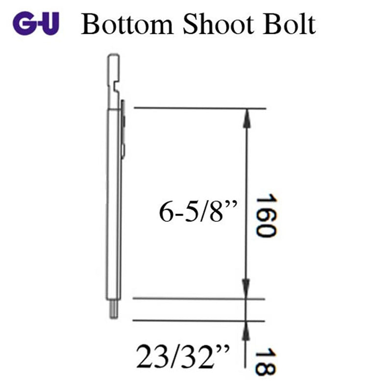 Bottom Shoot bolt, Rhino and Europa Series - Silver Ferguard - Bottom Shoot bolt, Rhino and Europa Series - Silver Ferguard