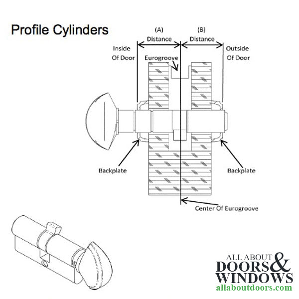 50.5/40.5mm Hoppe 91mm  Euro Profile Cylinder  Dark Bronze - 50.5/40.5mm Hoppe 91mm  Euro Profile Cylinder  Dark Bronze