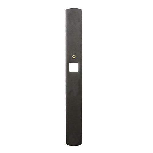 Hoppe Contemporary M2165N Exterior Dummy Backplate - Rustic Umber