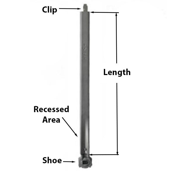 62-747 Series Inverted Tilt Channel Balance with #31 Clip Attached - 62-747 Series Inverted Tilt Channel Balance with #31 Clip Attached