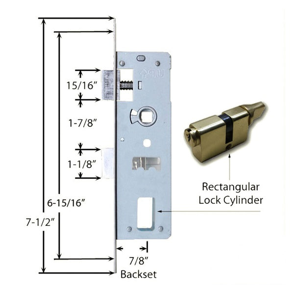 Andersen Emco Forever Full Lite Storm Door Handle Set for 1