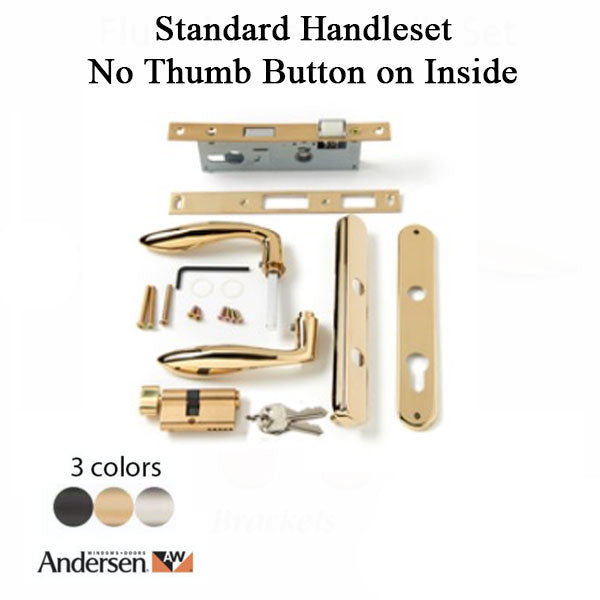 Andersen  Contemporary Storm Door Hardware, Kwikset Key - Andersen  Contemporary Storm Door Hardware, Kwikset Key