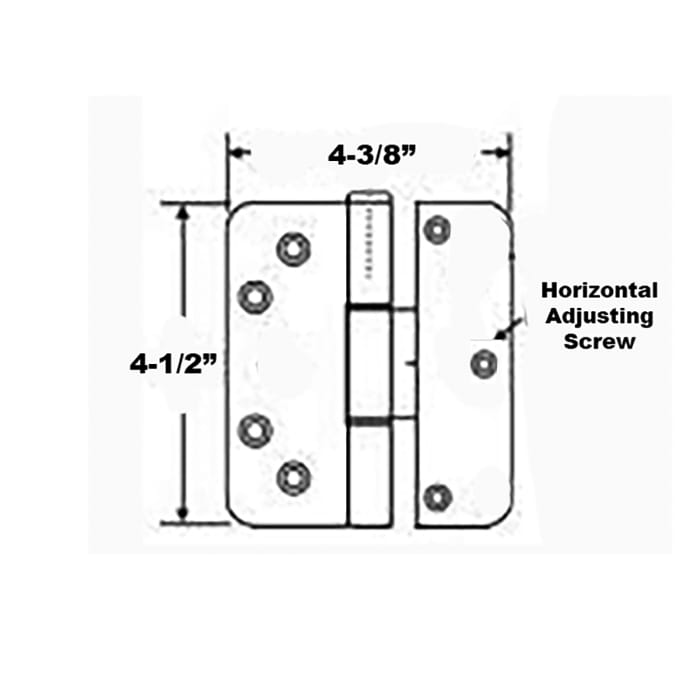 Pella Door Hinge For Architect Series Adjustable Right Hand Outswing Door Hinge - Pella Door Hinge For Architect Series Adjustable Right Hand Outswing Door Hinge