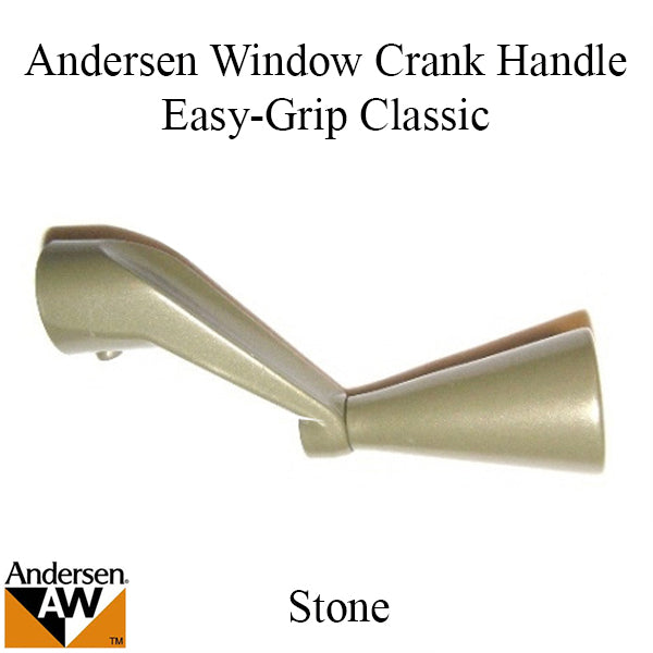 Andersen Window Crank Handle, Perma-Shield Casement, Easy Grip Classic  - Stone - Andersen Window Crank Handle, Perma-Shield Casement, Easy Grip Classic  - Stone