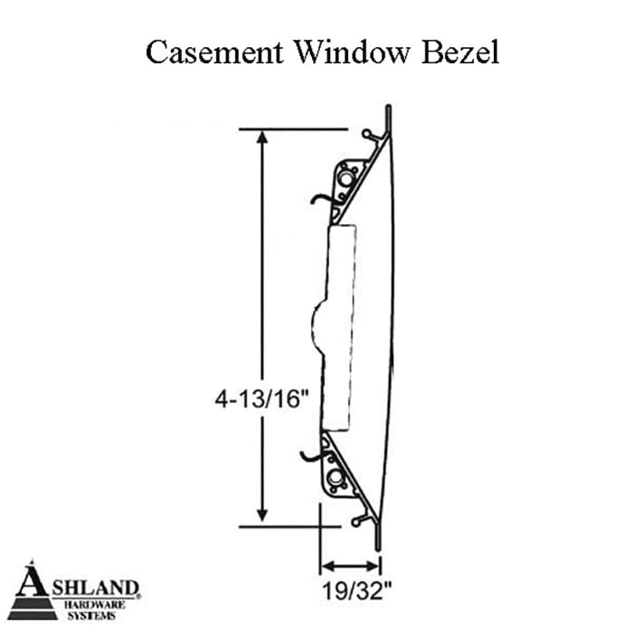 Casement Window Multi-Point Lock Bezel - Choose Color - Casement Window Multi-Point Lock Bezel - Choose Color