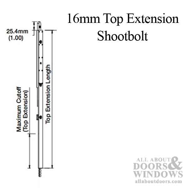 HLS7 16mm Active Top Extension, Shootbolt 22