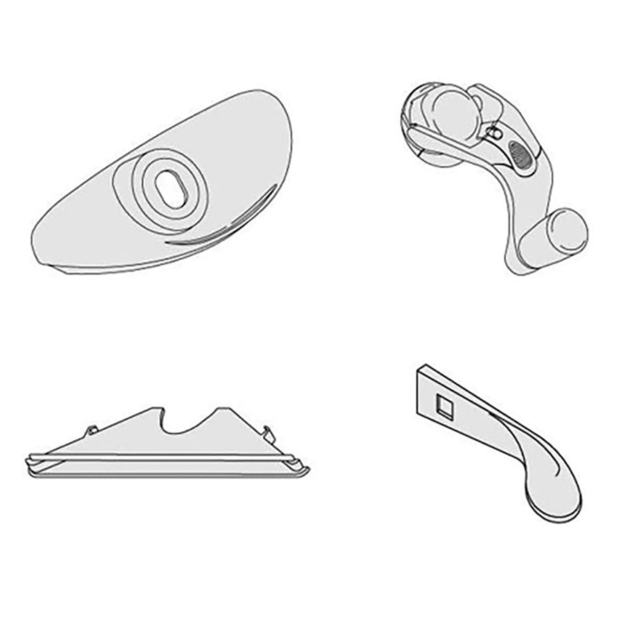 Andersen Hardware Pack Metro E-Z Awning Stone Color | Window Hardware - Andersen Hardware Pack Metro E-Z Awning Stone Color | Window Hardware