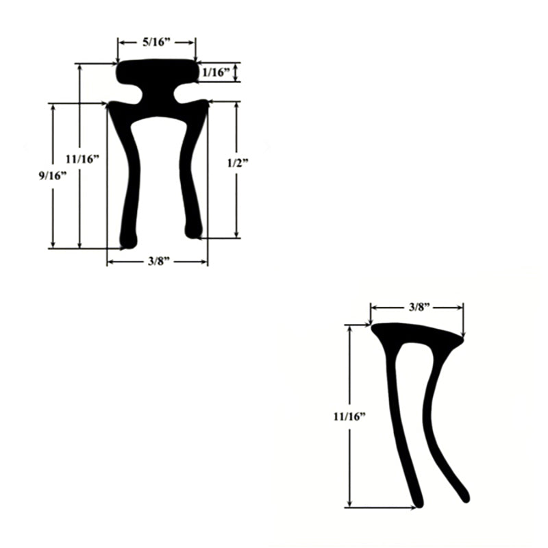 Larson Storm Door Double Sweep Expander Pack of 2 - Larson Storm Door Double Sweep Expander Pack of 2