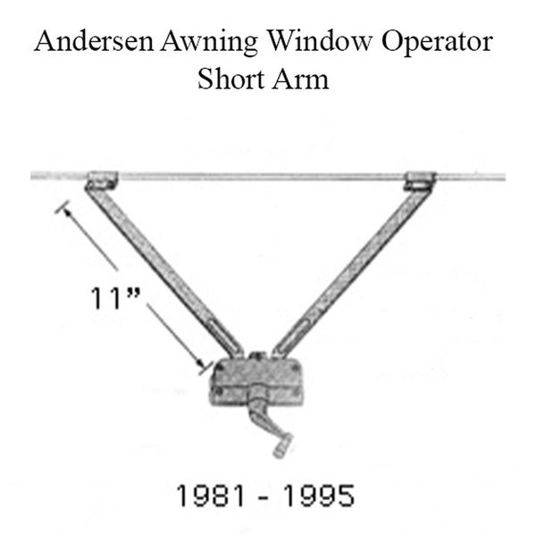Andersen Awning Window Operator Short Arm Perma Shield Operator 1981-1995 - Andersen Awning Window Operator Short Arm Perma Shield Operator 1981-1995