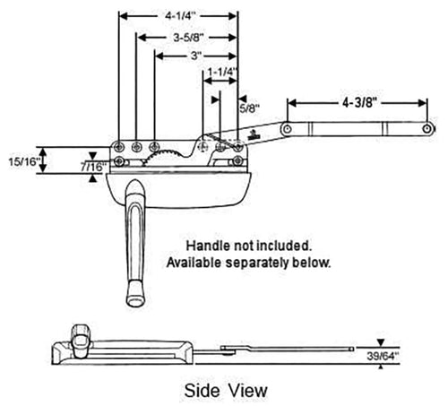Truth Maxim Dyad Operator - Left Hand - Stainless Steel - Truth Maxim Dyad Operator - Left Hand - Stainless Steel