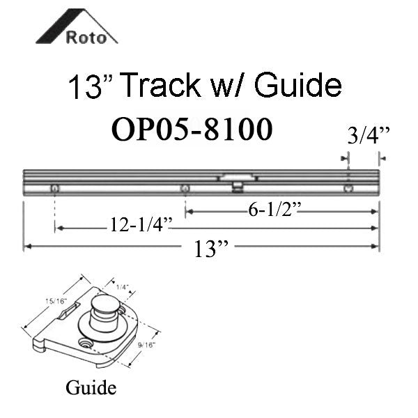 Roto Slider Bracket for Track - Roto Slider Bracket for Track