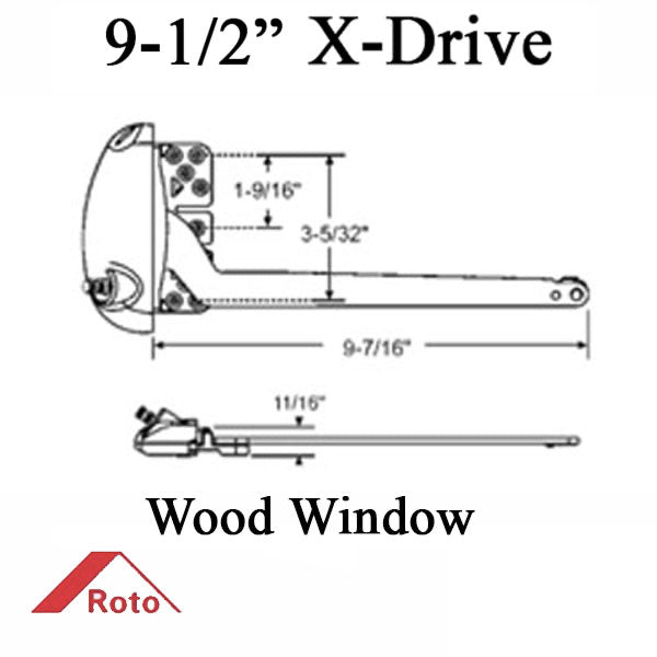 Roto X-Drive 9-1/2
