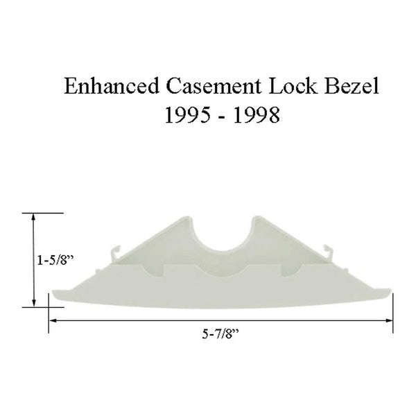Andersen Lock Bezel For Enhanced Casement Windows White Casement Lock Bezel - Andersen Lock Bezel For Enhanced Casement Windows White Casement Lock Bezel