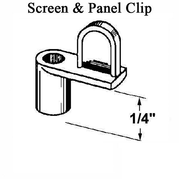 Eagle Window Zinc Diecast Screen Clip 1/4-inch Offset 10 Pack - Eagle Window Zinc Diecast Screen Clip 1/4-inch Offset 10 Pack