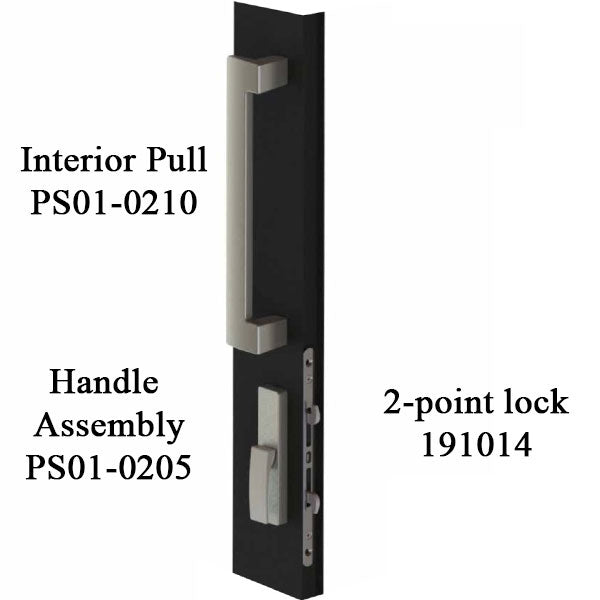 Interlock CREST®  Sliding patio door interior handle assembly - Interlock CREST®  Sliding patio door interior handle assembly