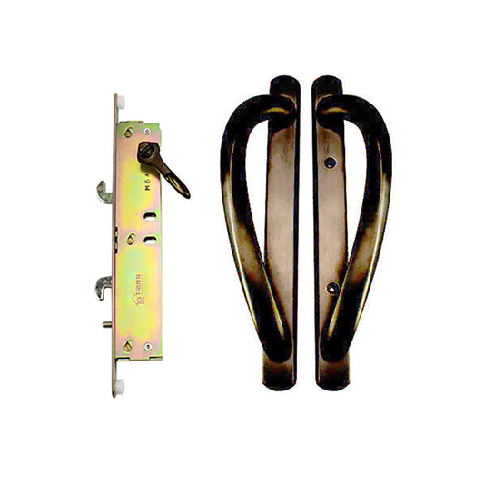 Andersen 100 Series Afton Glass door handle - Antique Brass
