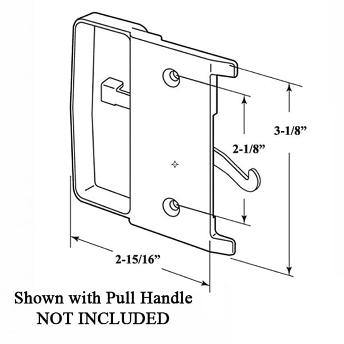 Andersen 4 Panel Screen Door Locking Lever Latch - Andersen 4 Panel Screen Door Locking Lever Latch