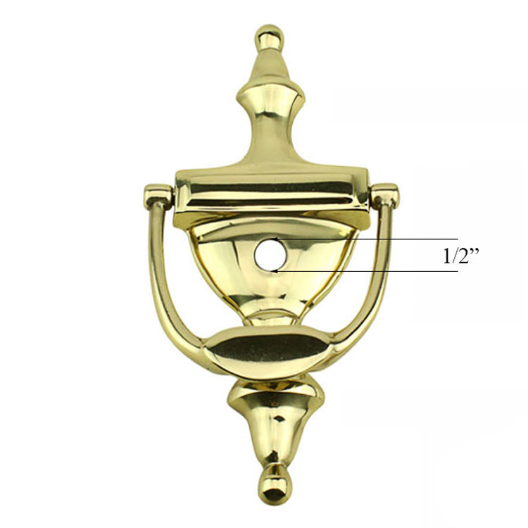 Solid Brass Door Knocker with Viewer - Solid Brass Door Knocker with Viewer