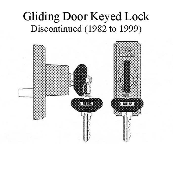Discontinued Keyed Lock, Old Style - Bright Brass - Discontinued Keyed Lock, Old Style - Bright Brass