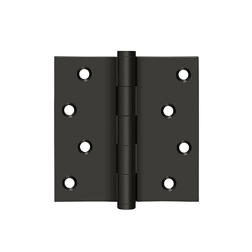 Deltana 4” X 4” Solid Brass Hinge, Square Corner, Residential - Choose Color - Deltana 4” X 4” Solid Brass Hinge, Square Corner, Residential - Choose Color