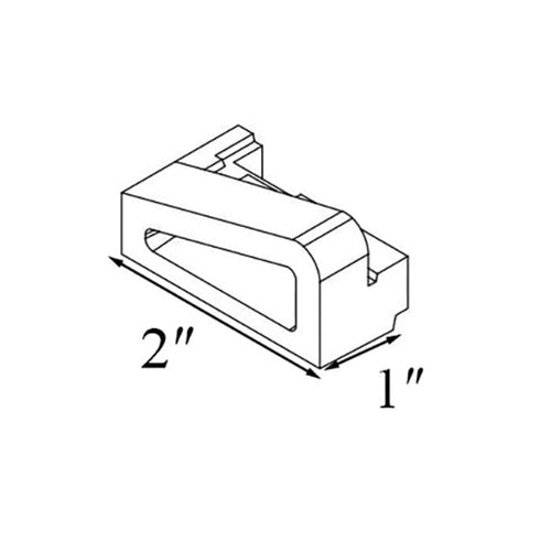 Sill Plug, Left, Andersen Frenchwood Gliding, 1990 to Present - Sill Plug, Left, Andersen Frenchwood Gliding, 1990 to Present
