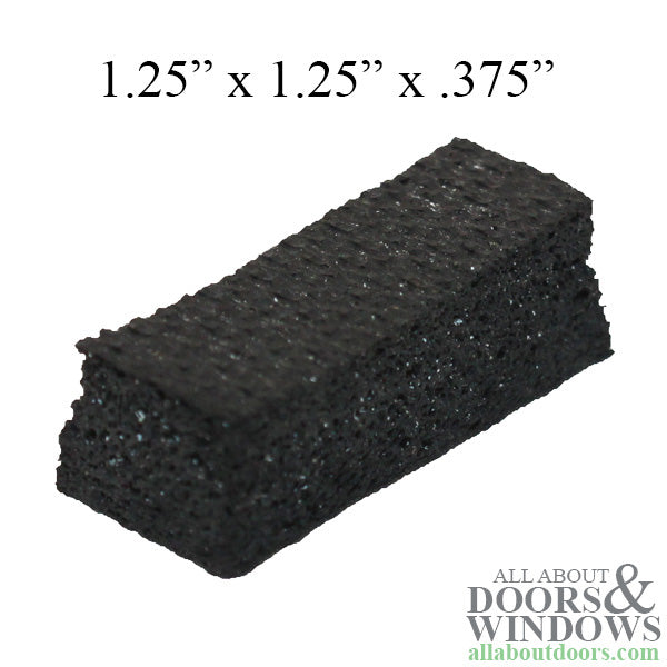 Foam Jambliner Spacer 1.25 x .375, Double Hung Tilt Window - Foam Jambliner Spacer 1.25 x .375, Double Hung Tilt Window