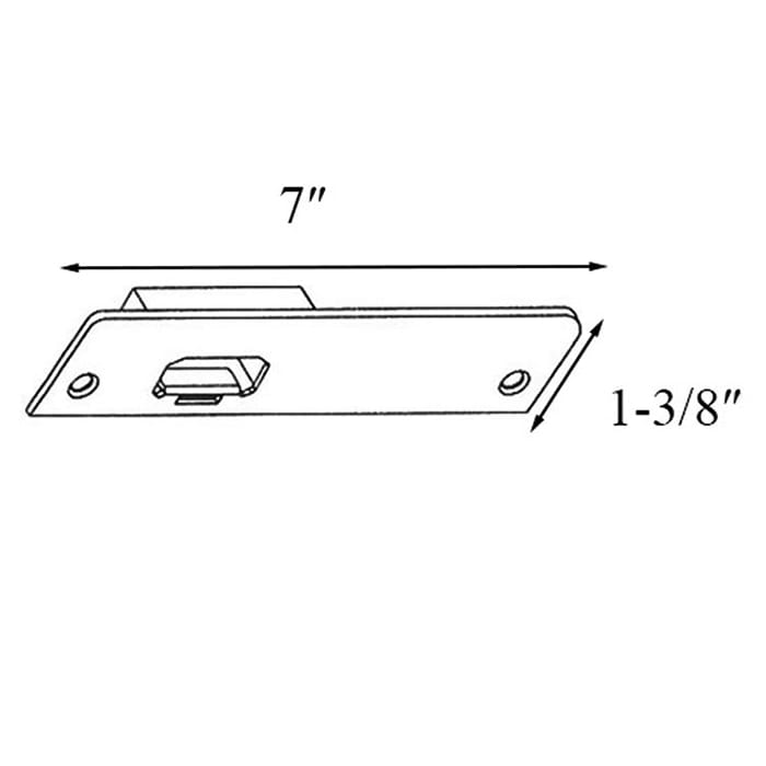 Flush  Bolt Receiver - Head PA/  Sill AP - Flush  Bolt Receiver - Head PA/  Sill AP
