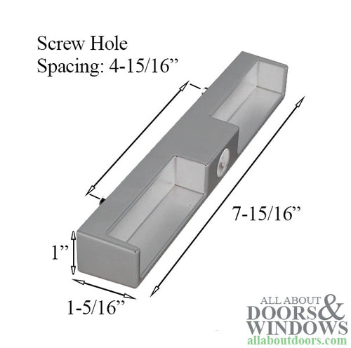 Milgard, Trinsic Series / V300 Sliding Patio Door Keyed Exterior Handle - Choose Color - Milgard, Trinsic Series / V300 Sliding Patio Door Keyed Exterior Handle - Choose Color