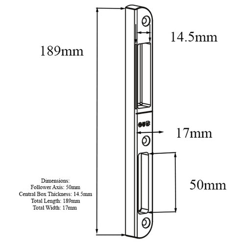 G-U Ferco Center Keeper, E22867, Left Hand - G-U Ferco Center Keeper, E22867, Left Hand