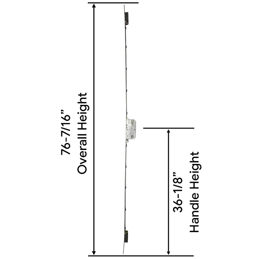Andersen Multipoint Lock for A-Series Hinged Doors, 76-7/16