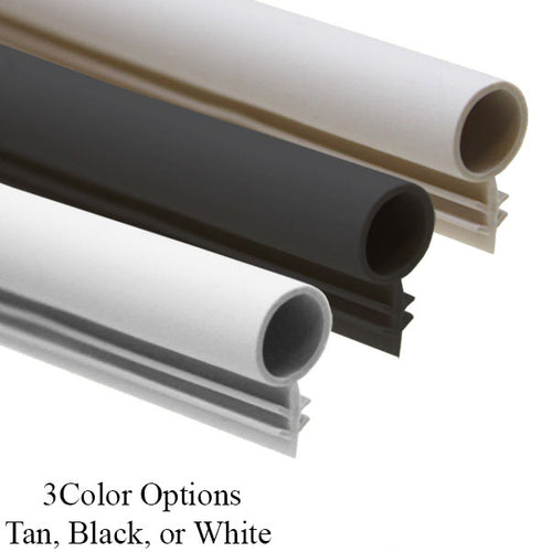 Kerf Style Weatherstrip with 1/4 Inch Hollow Bulb - Kerf Style Weatherstrip with 1/4 Inch Hollow Bulb
