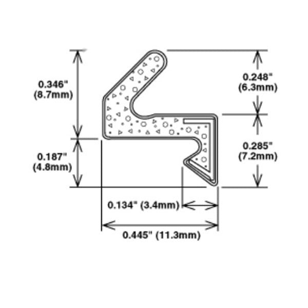 Q-Lon Foam Seal Weatherstrip, Casement Frame - Q-Lon Foam Seal Weatherstrip, Casement Frame