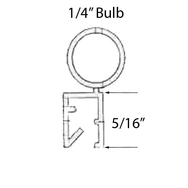 Bilt Best Horizontal Frame Weatherstrip For Casement Windows .250 Inch Diameter Bulb Black Tan - Bilt Best Horizontal Frame Weatherstrip For Casement Windows .250 Inch Diameter Bulb Black Tan